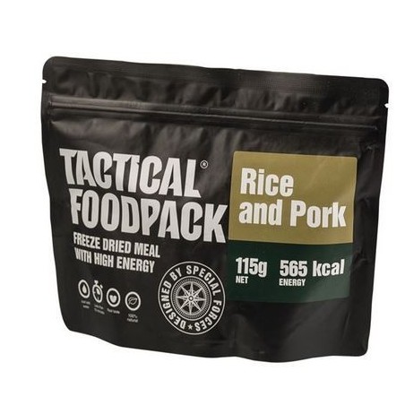 Porc au riz  Repas lyophilisé Tactical foodpack