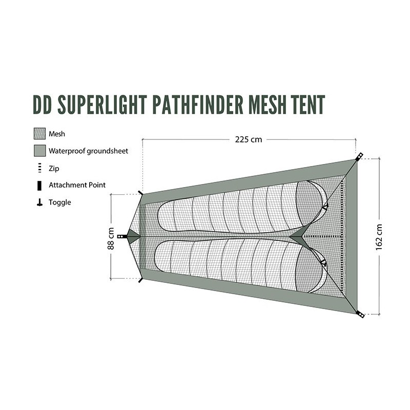 DD SuperLight - Pathfinder - Mesh Tente