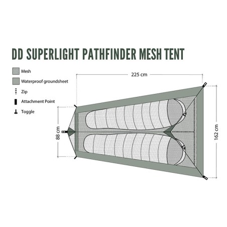 DD SuperLight - Pathfinder - Mesh Tente