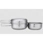 kit de cuisson 3Pieces titane