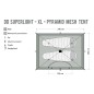 Super Light XL Pyramid Tent Mesh