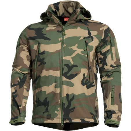 Veste Softshell Artaxes Pentagon Woodland