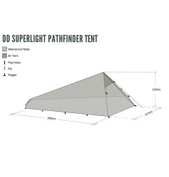 DD Pathfinder Tente ultra légère 640 g
