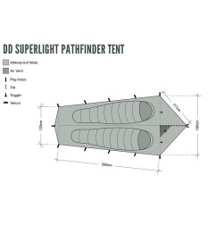 DD Pathfinder Tente ultra légère 640 g